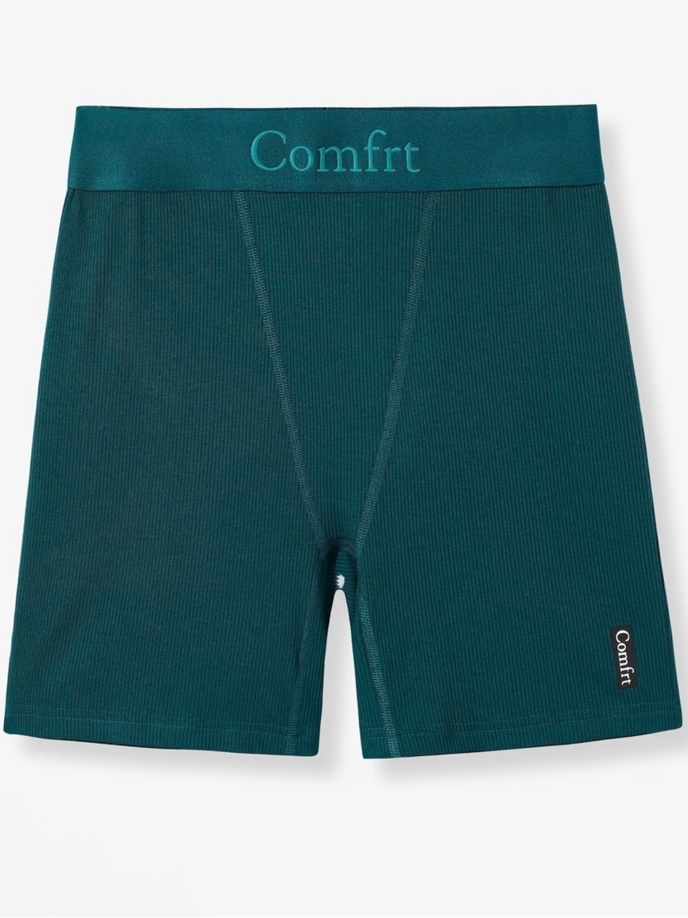 Comfrt Rib Contour Boxer-Green -M - Picture 3 of 3